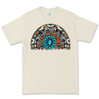 Bone western turquoise aztec cowhide serape  rainbows Premium Tee - AdoDesignShop
