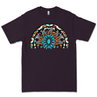Plum western turquoise aztec cowhide serape  rainbows Premium Tee - AdoDesignShop