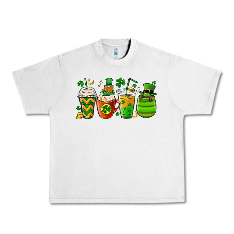 St. Patricks Day Coffee Cups Urban Heavy Tee by MaliasSmallBusiness | Teevron