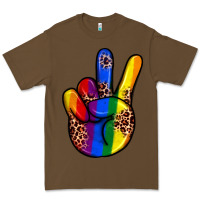 Cacao pride leopard peace hand Premium Tee - JahusDesignShop