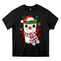 Black Christmas snowman coffee Heavy Core Tee - JahusDesignShop