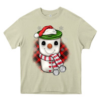 Mossy Christmas snowman coffee Heavy Core Tee - JahusDesignShop
