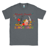 Charcoal Heather cupids favorite lunch lady Classic Tee - MaliasSmallBusiness