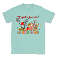 Seafoam cupids favorite lunch lady Classic Tee - MaliasSmallBusiness