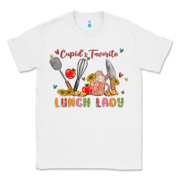White cupids favorite lunch lady Classic Tee - MaliasSmallBusiness