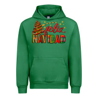 Emerald Feliz Navidad With Sombrero Tree Urban Hoodie - BundleAndBundleShop