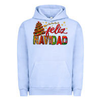 Pigment Grape Ice Feliz Navidad With Sombrero Tree Urban Hoodie - BundleAndBundleShop