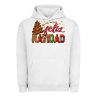 Pigment Lunar Rock Feliz Navidad With Sombrero Tree Urban Hoodie - BundleAndBundleShop