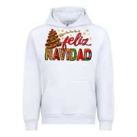 White Feliz Navidad With Sombrero Tree Urban Hoodie - BundleAndBundleShop