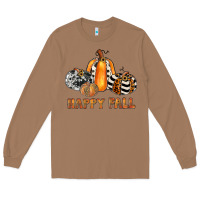 Toasted Coconut happy fall Long Sleeve Tee - JahusDesignShop