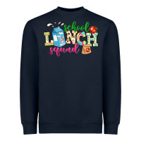Navy school lunch squad Heavyweight Sweatshirt - NancyCooperArtShop