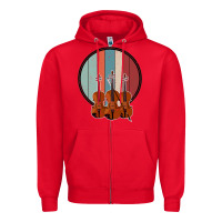 Red Violin Vintage Zipper Hoodie - Bettercallsaul