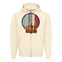 Sandshell Violin Vintage Zipper Hoodie - Bettercallsaul