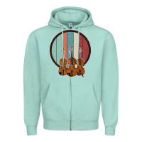 Seafoam Violin Vintage Zipper Hoodie - Bettercallsaul