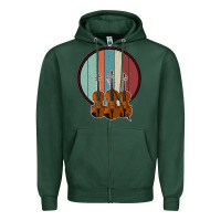 Sports Green Violin Vintage Zipper Hoodie - Bettercallsaul