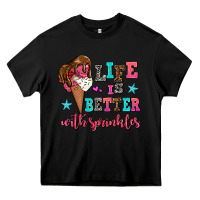 Black life is better with sprinkles Heavy Core Tee - AdoDesignShop