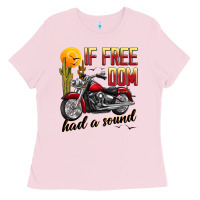 Bubblegum Pink if freedom had a sound Ladies Tee - JahusDesignShop