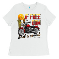 White if freedom had a sound Ladies Tee - JahusDesignShop