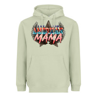 Matcha American mama Mother's Day Heavyweight Hoodie - HowdyJamesFarm