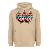 Mushroom American mama Mother's Day Heavyweight Hoodie - HowdyJamesFarm