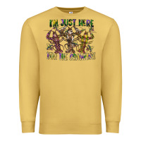 Antique Gold im just here for the crawfish Premium Sweatshirt - CowGirlArtShop