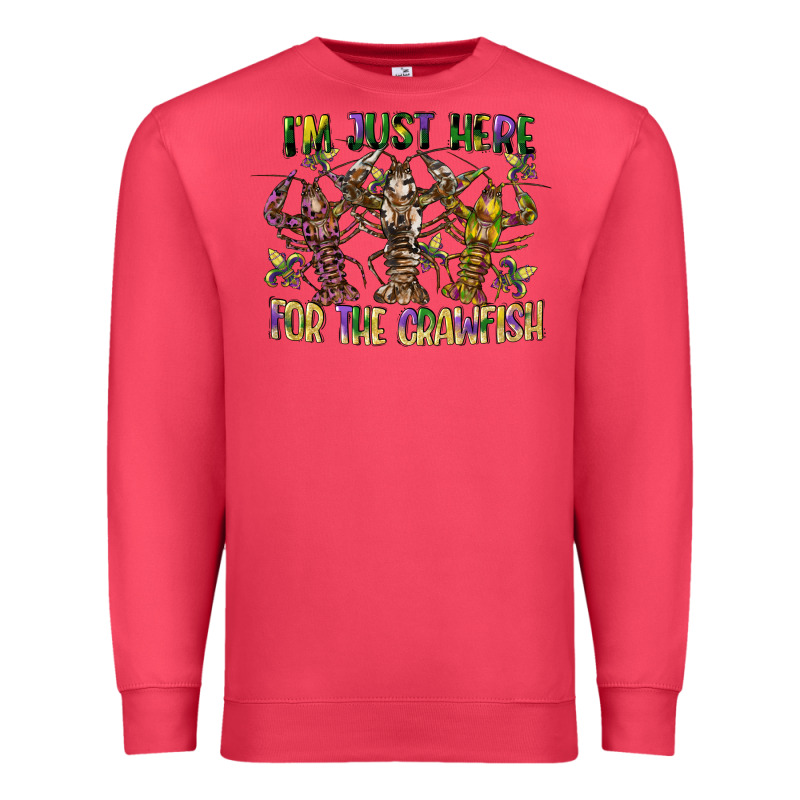 Im Just Here For The Crawfish Premium Sweatshirt by CowGirlArtShop | Teevron