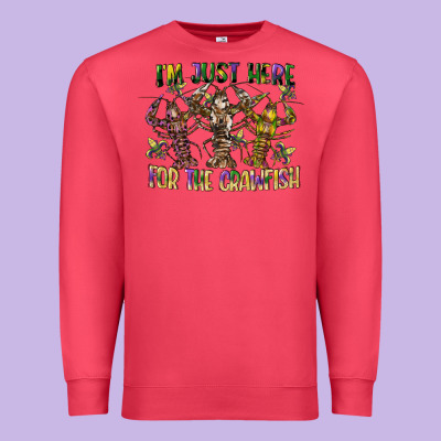 Im Just Here For The Crawfish Premium Sweatshirt Designed By Cowgirlartshop