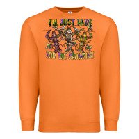 Carrot im just here for the crawfish Premium Sweatshirt - CowGirlArtShop