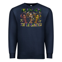 Navy im just here for the crawfish Premium Sweatshirt - CowGirlArtShop