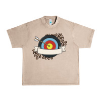 French Oak custom name archery Urban Heavy Tee - MaliasSmallBusiness