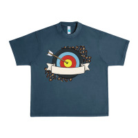 Midnight Navy custom name archery Urban Heavy Tee - MaliasSmallBusiness