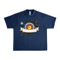 Navy custom name archery Urban Heavy Tee - MaliasSmallBusiness
