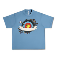 Pebble Blue custom name archery Urban Heavy Tee - MaliasSmallBusiness