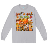 Moon Dust just a girl who loves fall Long Sleeve Tee - MaliasSmallBusiness