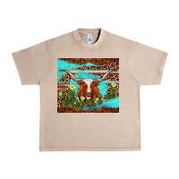 French Oak longhorn tumbler Urban Heavy Tee - AdoDesignShop