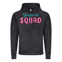 Vintage Black sleepover squad Vintage Hoodie - MaliasSmallBusiness