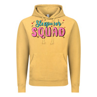 Vintage Mustard sleepover squad Vintage Hoodie - MaliasSmallBusiness