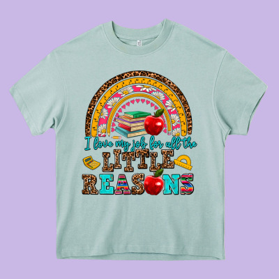 I Love My Job For All The Little Reasons Heavy Core Tee Designed By Adodesignshop