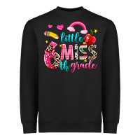 Black little miss sixth grade Heavyweight Sweatshirt - NancyCooperArtShop