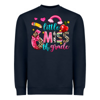 Navy little miss sixth grade Heavyweight Sweatshirt - NancyCooperArtShop