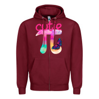 Burgundy cutie Zipper Hoodie - Bettercallsaul