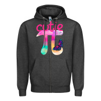 Charcoal Heather cutie Zipper Hoodie - Bettercallsaul