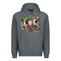 Rock mardi gras heifers Premium Hoodie - CowGirlArtShop