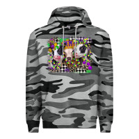 Slate Camo mardi gras heifers Premium Hoodie - CowGirlArtShop