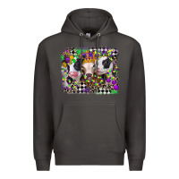 Smoke mardi gras heifers Premium Hoodie - CowGirlArtShop