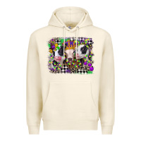 Tofu mardi gras heifers Premium Hoodie - CowGirlArtShop