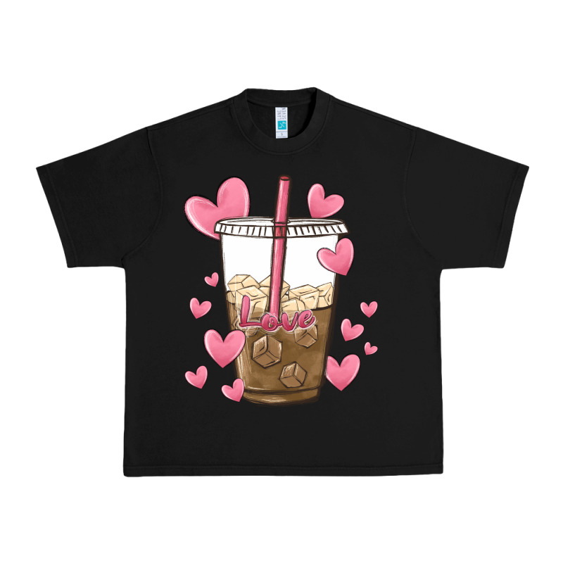 Valentine Coffee Lover Urban Heavy Tee by MaliasSmallBusiness | Teevron