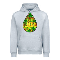 Heather Grey St.patrick's teardrop earrings Urban Hoodie - FaDigitalArtStudio