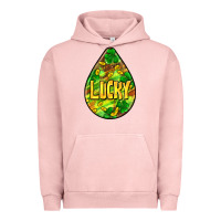 Pigment Salmon St.patrick's teardrop earrings Urban Hoodie - FaDigitalArtStudio