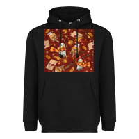 Black wizard items with glitter Heavyweight Hoodie - TumblerDesignByShophia
